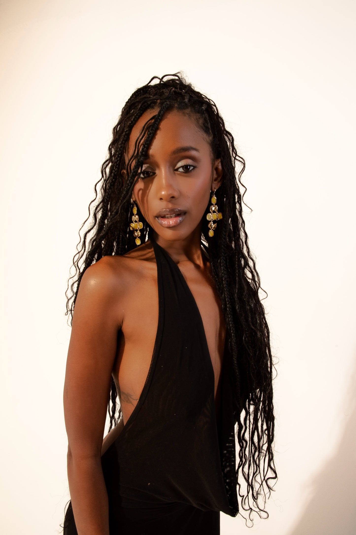 Mesh slip dress