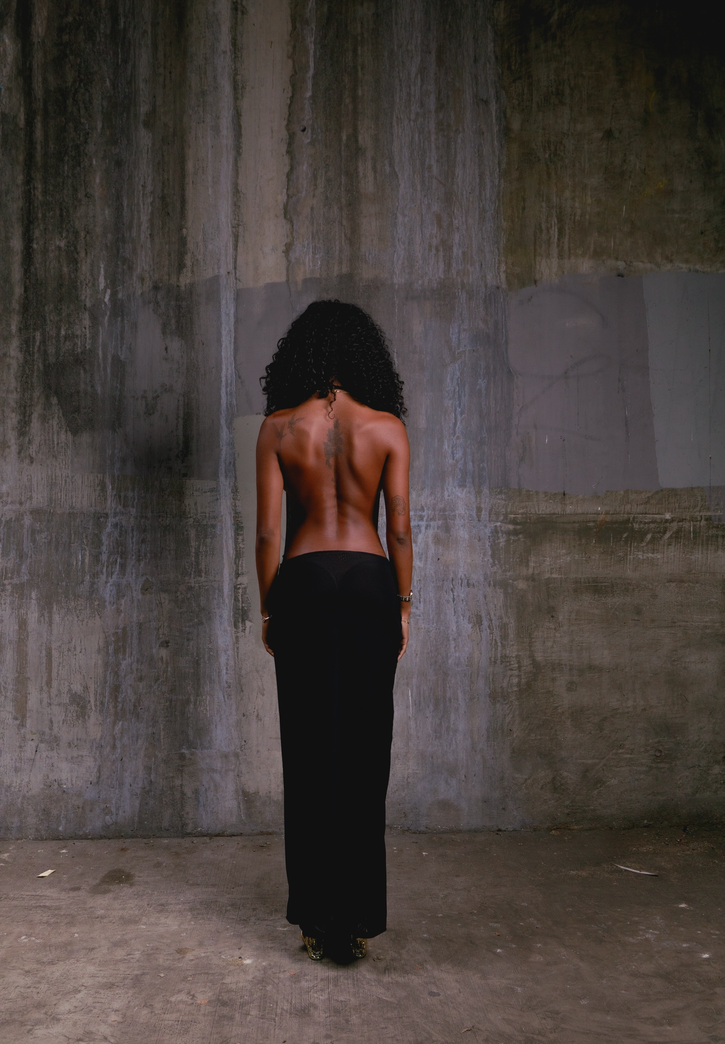 Mesh slip dress