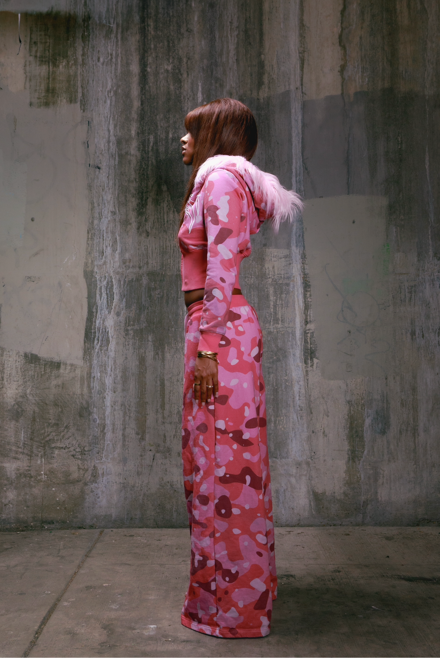 Pink camo sweats