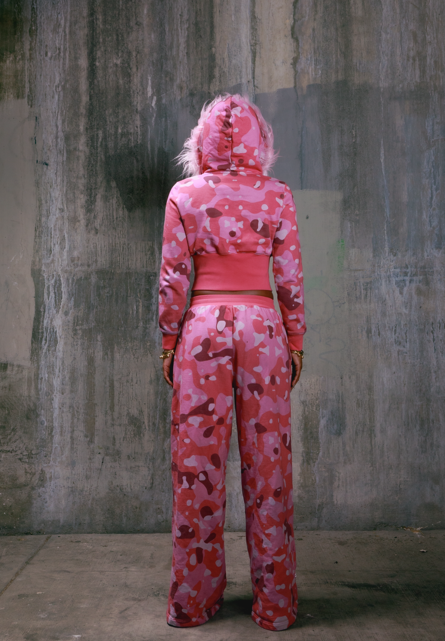 Pink camo sweats